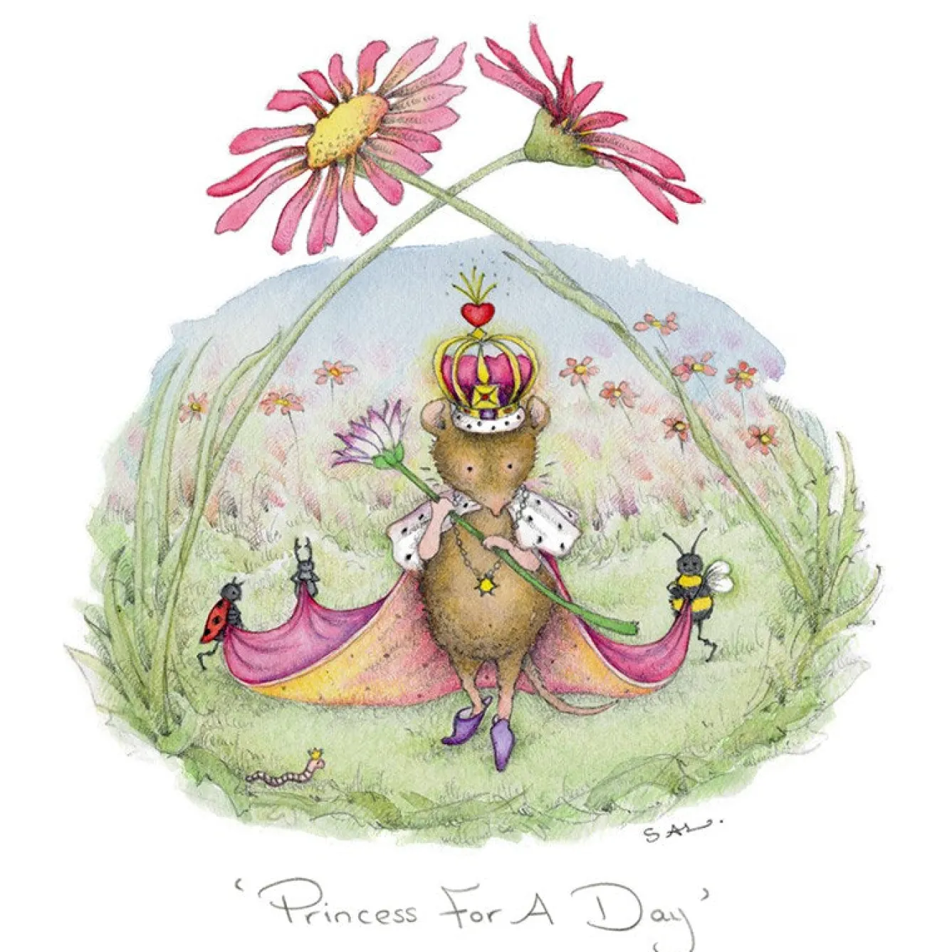 Moongazer Cards Princess For A Day Greeting Card- Greeting Cards