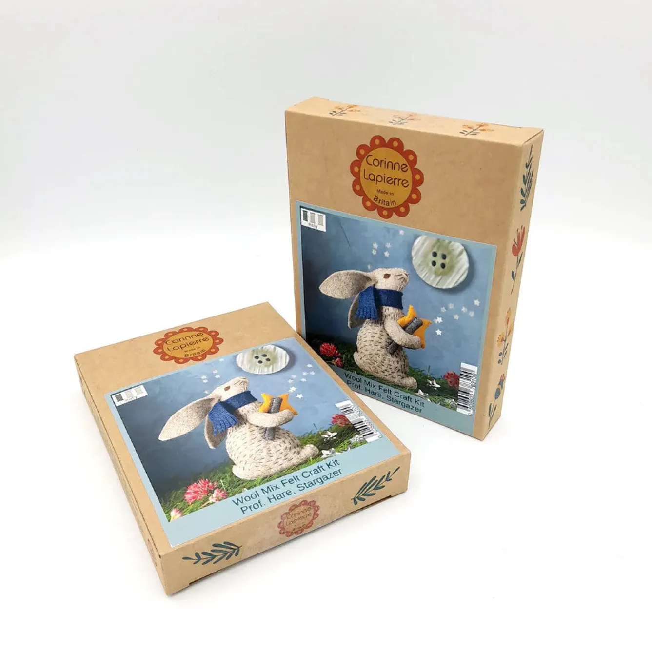 Corinne Lapierre Prof. Hare, Stargazer Wool Mix Felt Craft Kit- Crafts|Children