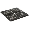 Selbrae Prosecco Slate Coasters- Set of 4- Tea|Coasters