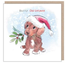 Paper Shed Design Puppy Christmas Card- Christmas|Greeting Cards