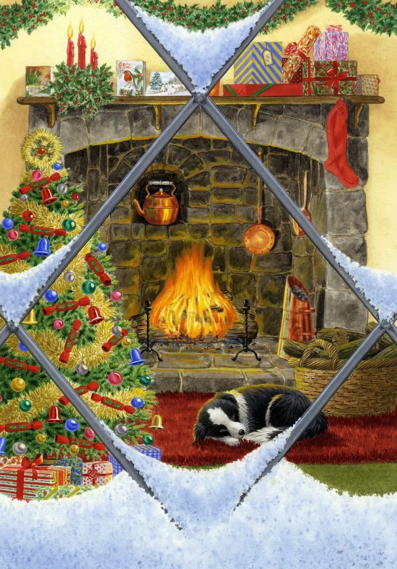 All Jigsaw Puzzles Puppy Dreams at Christmas 1000 Piece Jigsaw Puzzle- Puzzles|Children