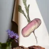 Lottie Day Purple Turnip Vegetable Tea Towel- Tea|Tea Towels
