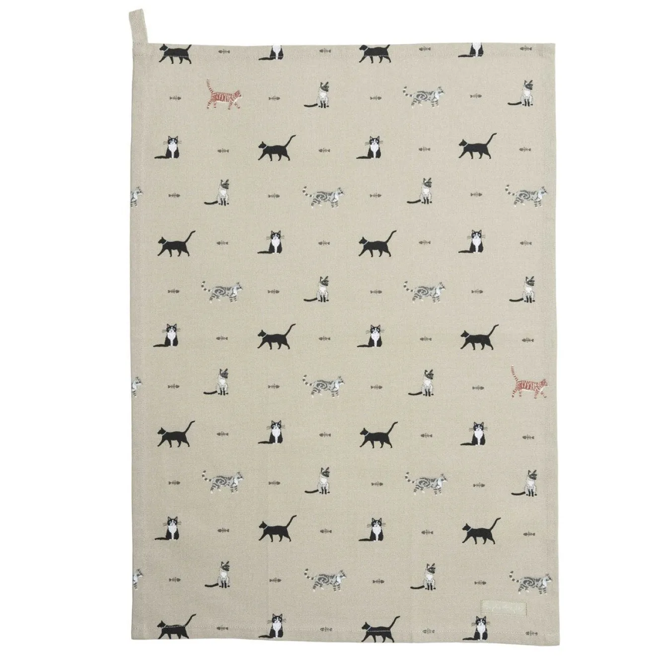 Sophie Allport Purrfect Tea Towel- Pets|Tea