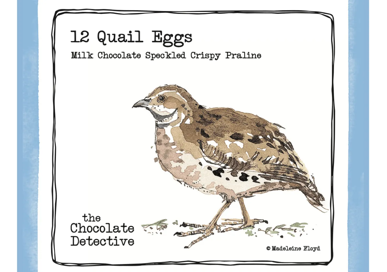 The Chocolate Detective 12 Quail Eggs by- Easter|Chocolate