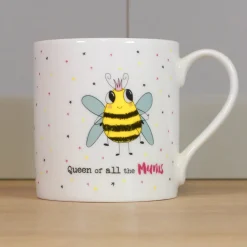 Mclaggan Smith Queen of All the Mums Bone China Mug- Mother's Day|Mother's Day