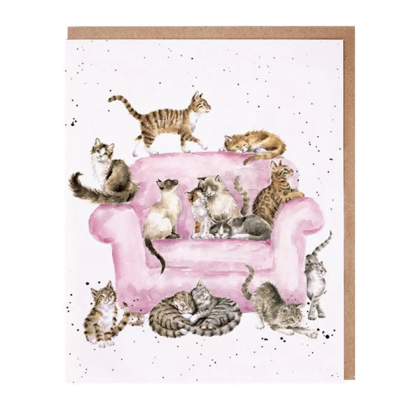 Wrendale Designs "Cattitude" Cat Greetings Card- Greeting Cards
