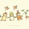 Two Bad Mice "Merry Christmas" Christmas Card (Cats & Robins)- Greeting Cards