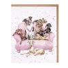 Wrendale Designs "Movie Night" Dogs Greetings Card- Greeting Cards