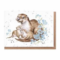 Wrendale Designs "Otterly Adorable" Otter Greetings Card- Greeting Cards