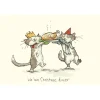 Two Bad Mice "We Love Christmas Dinner" Christmas Card- Greeting Cards