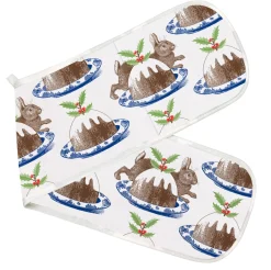 Thornback & Peel Rabbit & Pudding Double Oven Glove- Tea|Oven Gloves/Mitts