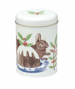 Thornback & Peel Rabbit & Pudding Round Caddy- Storage Caddies|Storage
