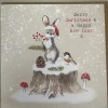 Paper Shed Design Rabbit and Bird Christmas Card- Christmas Cards|Christmas