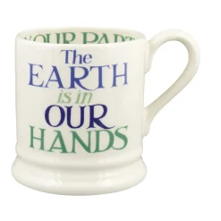 Emma Bridgewater Rainbow Toast In Our Hands 1/2 Pint Mug- Whimsical|Bright Colors