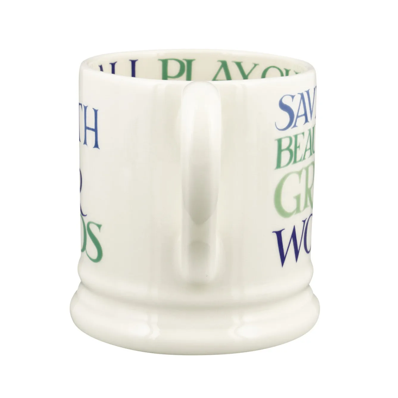 Emma Bridgewater Rainbow Toast In Our Hands 1/2 Pint Mug- Whimsical|Bright Colors