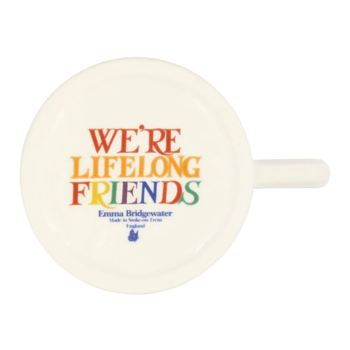 Emma Bridgewater Rainbow Toast Without You 1/2 Pint Mug- Valentine's Day|Whimsical