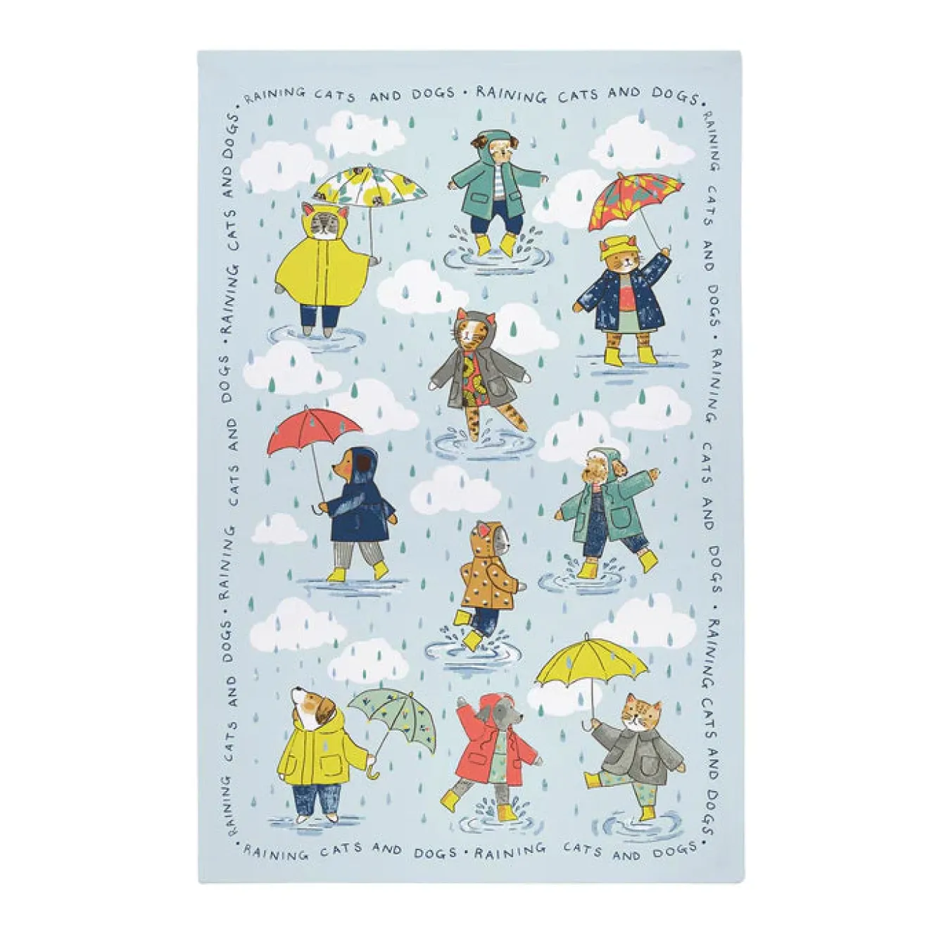 Ulster Weavers Raining Cats and Dogs Cotton Tea Towel- Tea|Tea