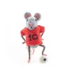 Sew Heart Felt Red Footballer Mouse- Children