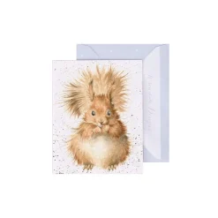 Wrendale Designs 'Redhead' Squirrel Gift Enclosure Card- Greeting Cards