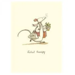 Two Bad Mice Retail Therapy Greetings Card- Greeting Cards