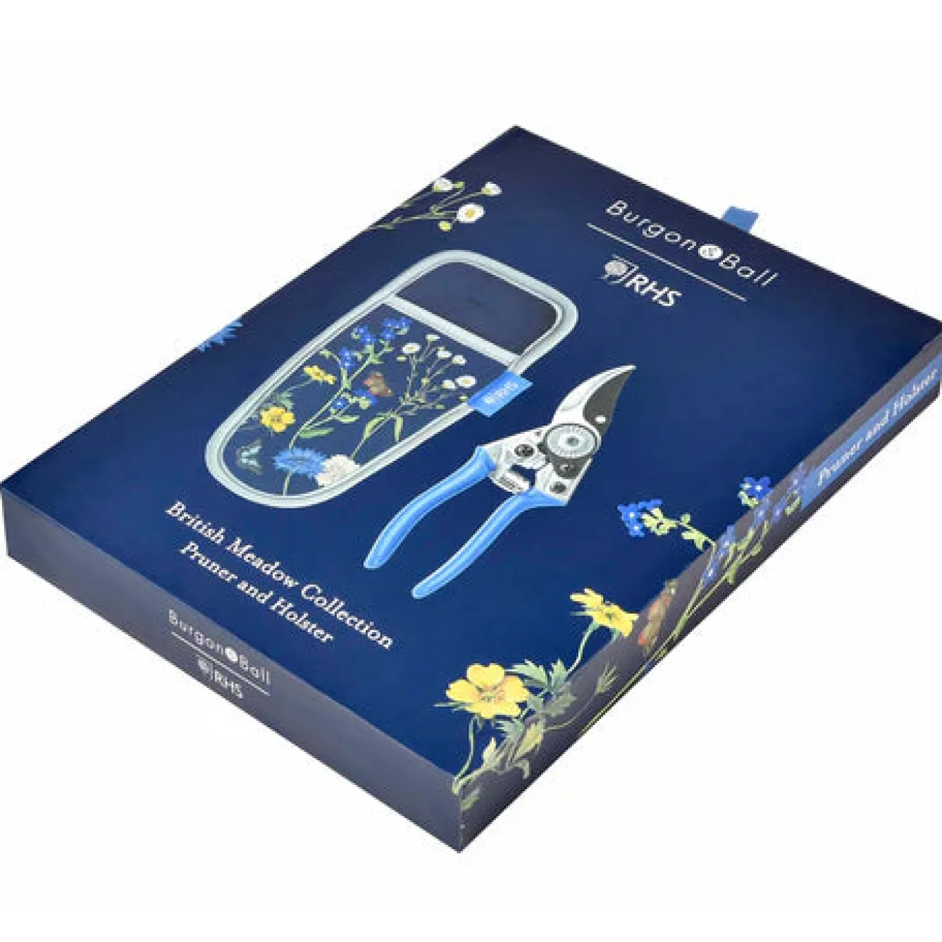 Burgon & Ball RHS British Meadow Pocket Pruner and Holster Gift Box- Gardening