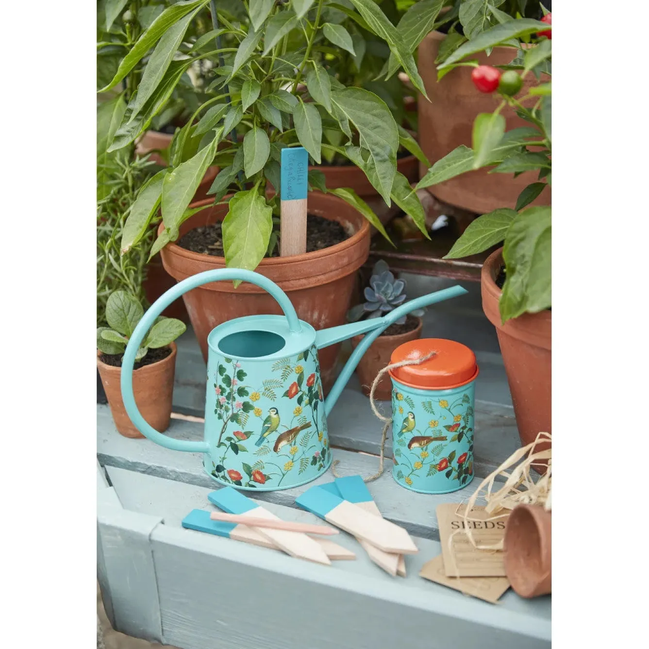 Burgon & Ball RHS Flora & Fauna Indoor Watering Can- Gardening