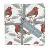 Thornback & Peel Robin & Holly Set of 4 Napkins- Napkins|Napkins