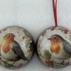 Elite Tins Robin Nostalgia Bauble- Christmas|Seasonal
