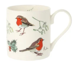 Mclaggan Smith 5 Robins Bone China Mug- Tea|Whimsical