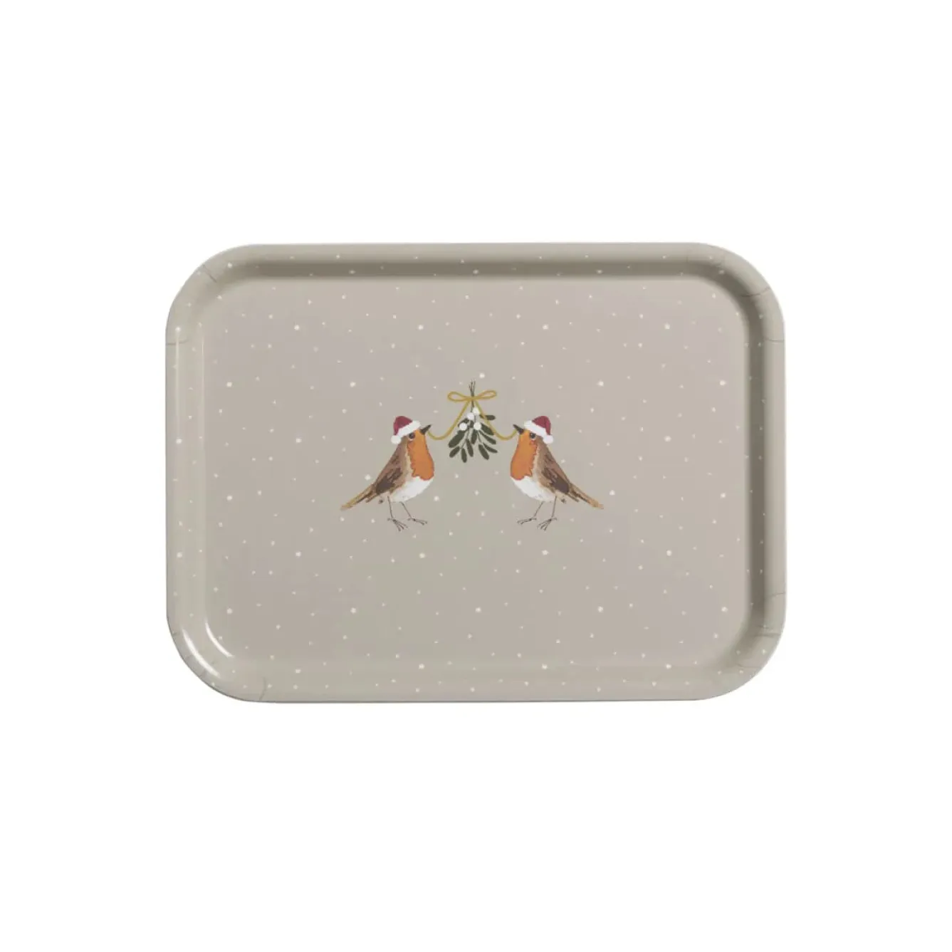 Sophie Allport Robins Small Tray- Christmas|Tea