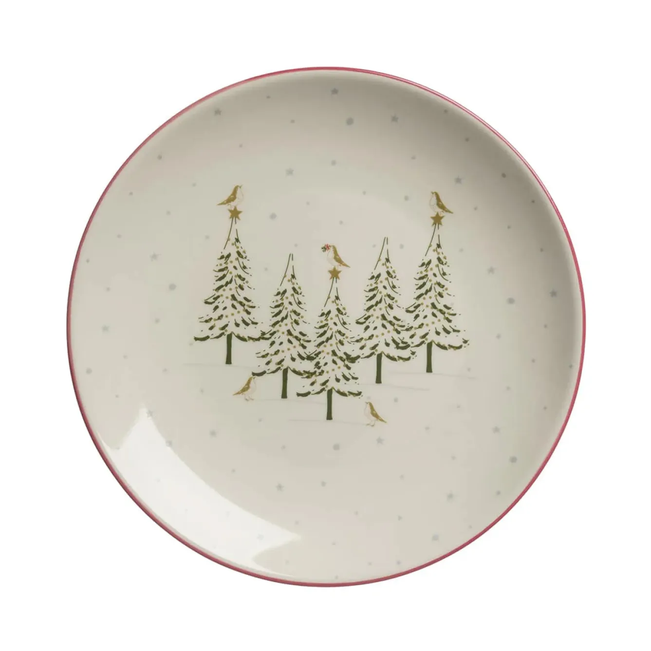 Sophie Allport Robins Stoneware Side Plate- Christmas|Jugs