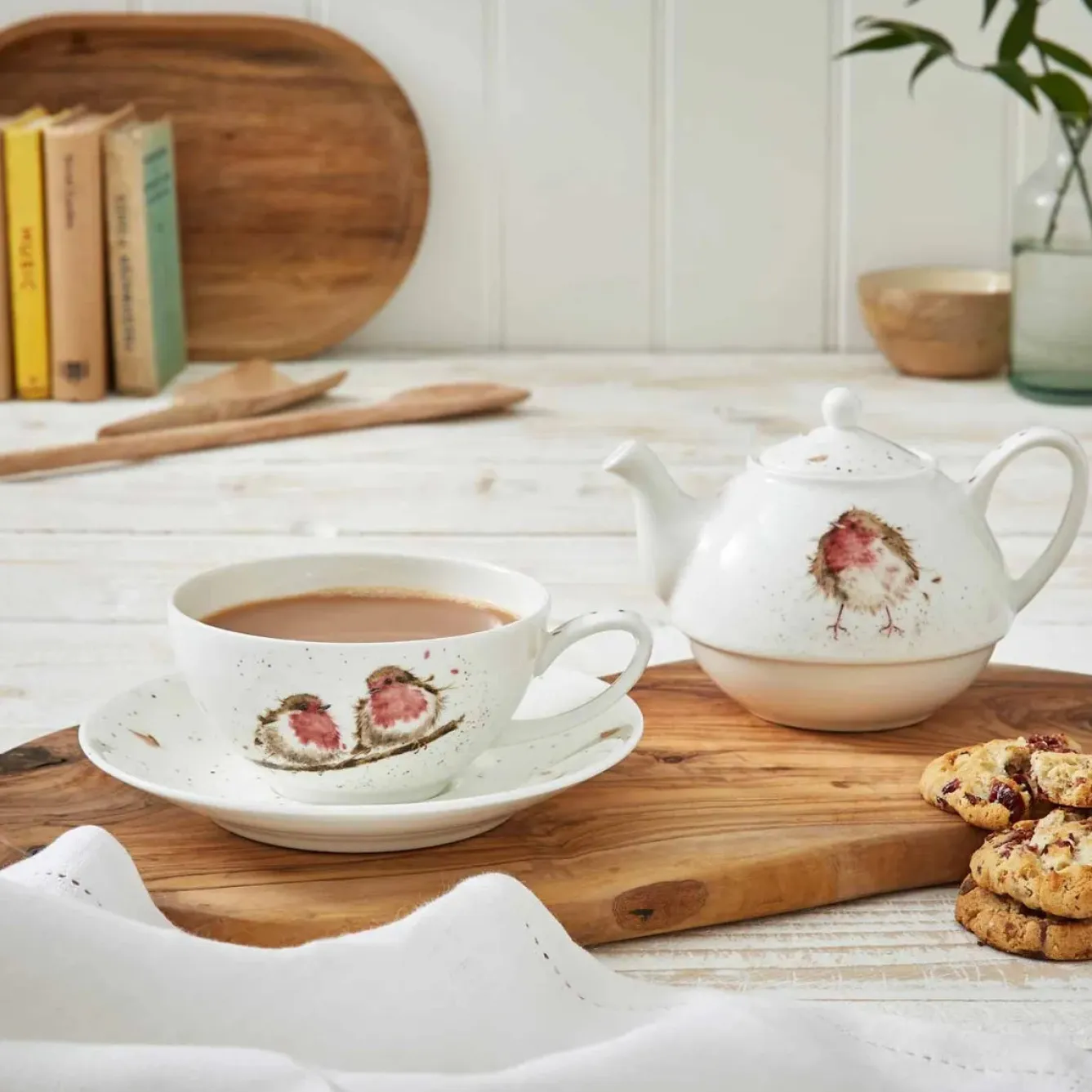 Wrendale Designs Robins Tea for One- Tea|Teapots