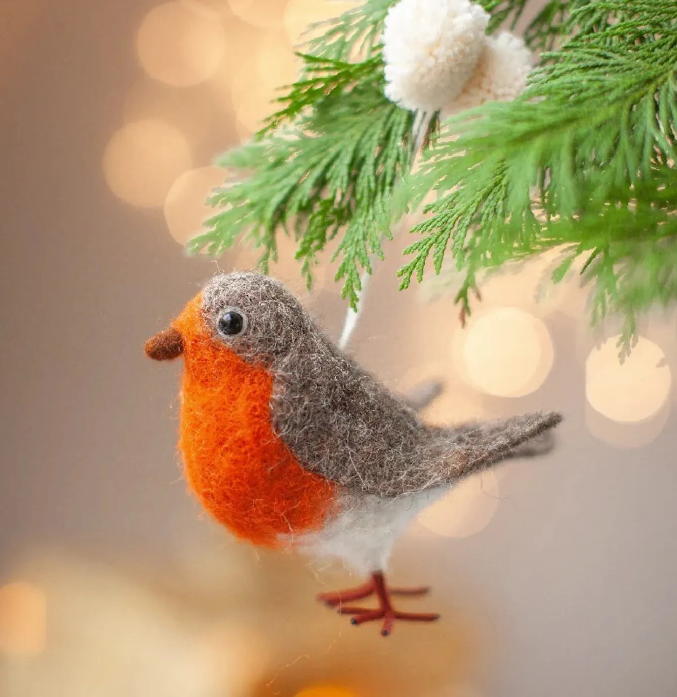 Sew Heart Felt Robin the Robin Felt Christmas Decoration- Christmas Decorations|Seasonal Decor