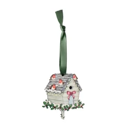 Lottie Murphy Robin Wooden Christmas Decoration- Christmas