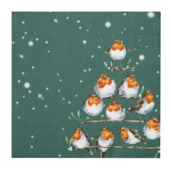 Wrendale Designs 'Rockin'Robins' Paper Napkins- Napkins