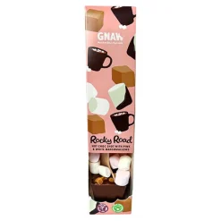 Gnaw Chocolate Rocky Road Hot Choc Shot with Pink & White Marshmallows- Chocolate