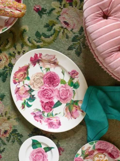 Emma Bridgewater Roses All My Life Medium Oval Platter- Serving Plates & Boards|Plates