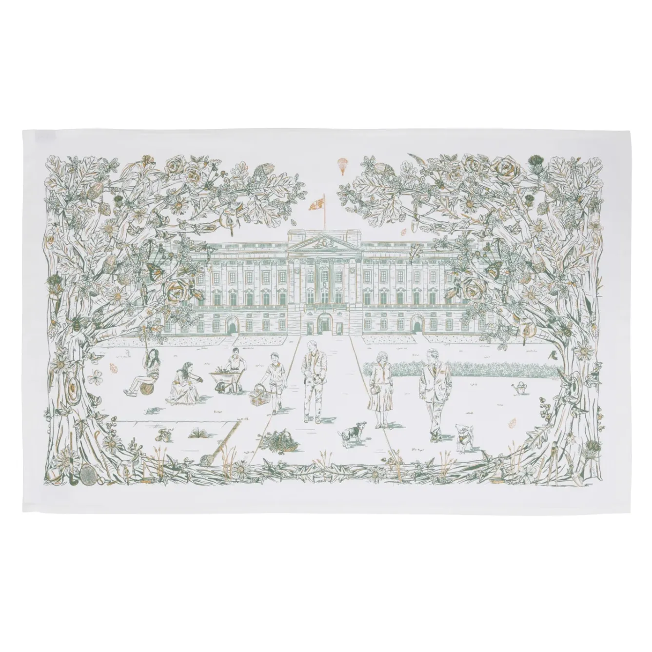 Victoria Eggs Royal Family Tea Towel- Royal|Tea