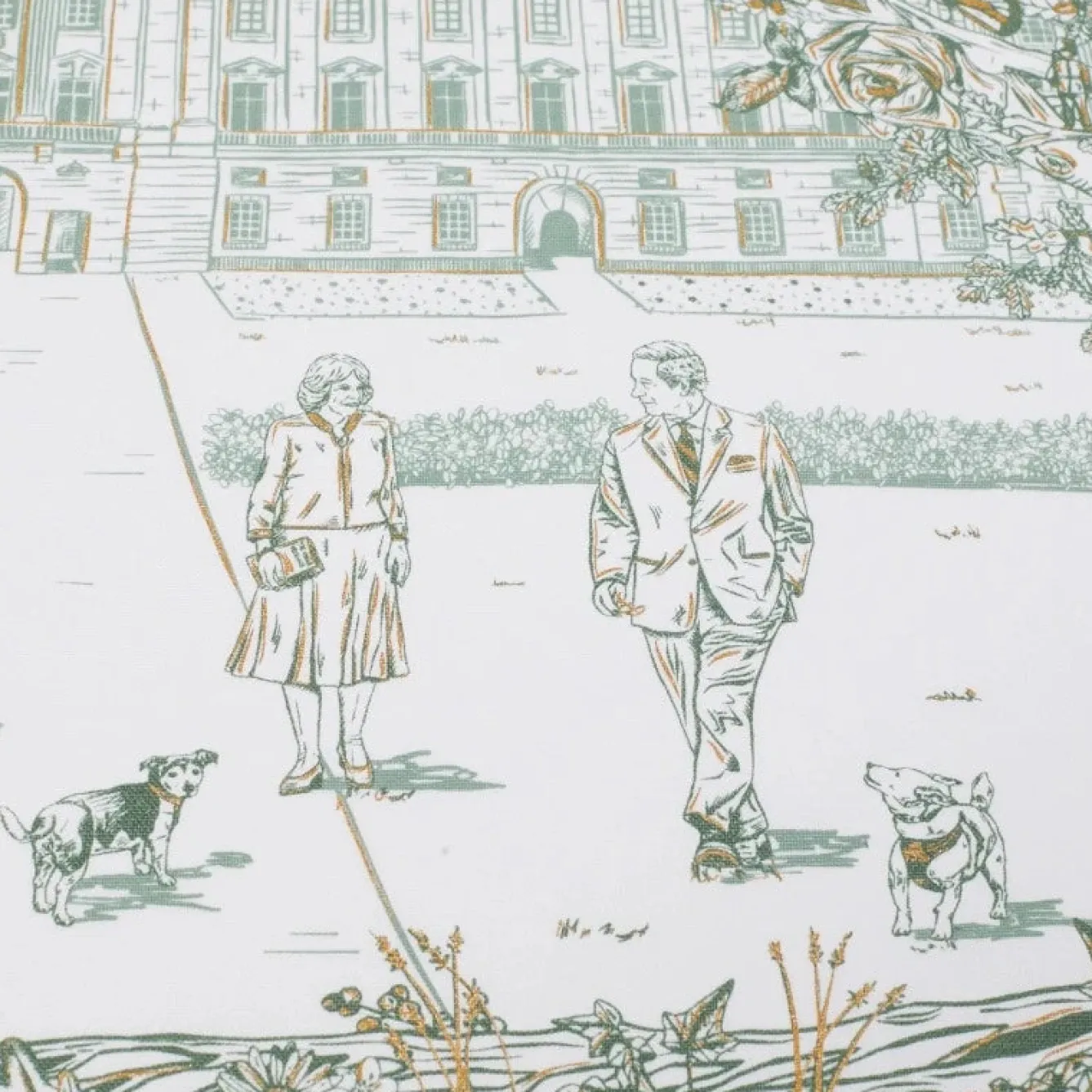 Victoria Eggs Royal Family Tea Towel- Royal|Tea
