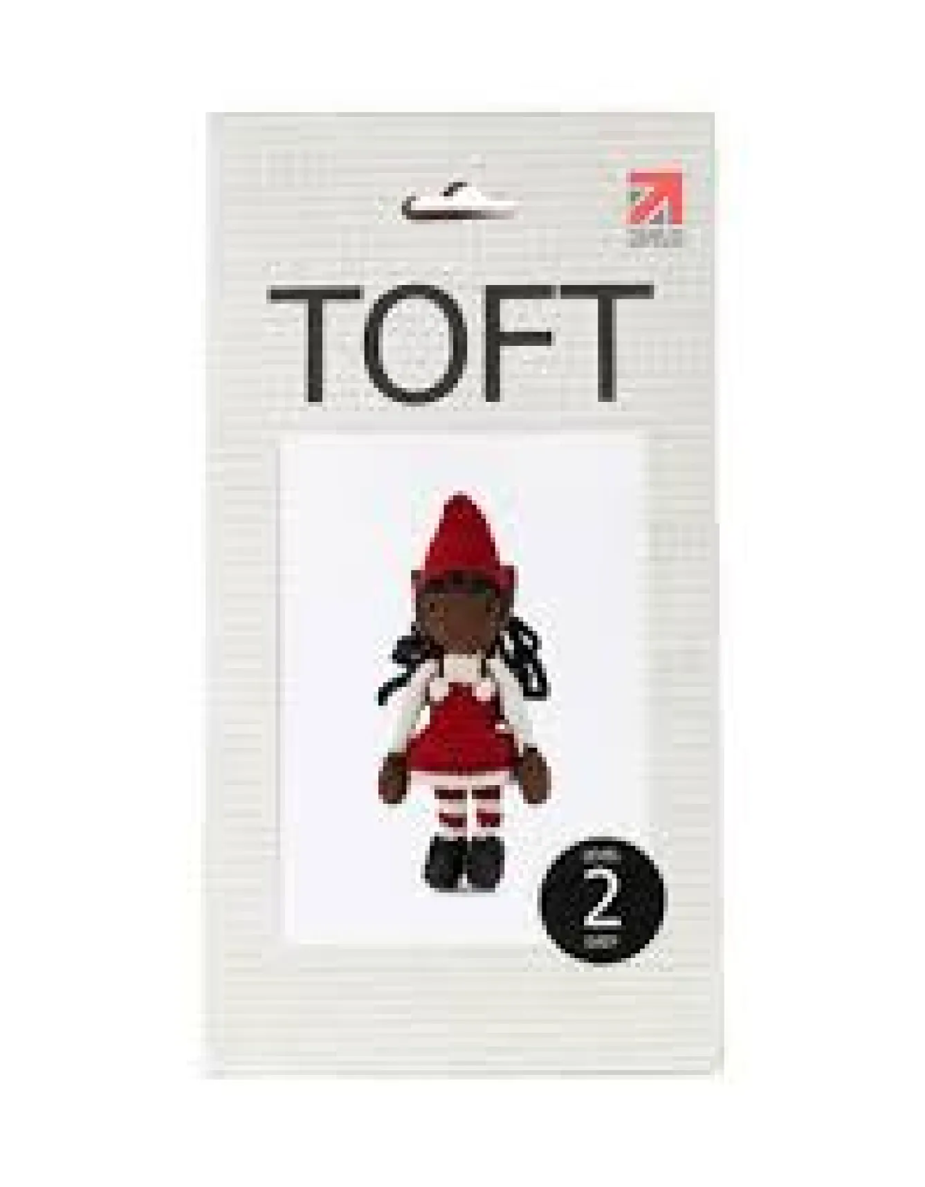 Toft Crafts Ruby Red Elfie Doll Crochet Kit- Crafts