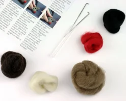 Hawthorn Handmade Rudolph Brooch Felting Kit- Crafts