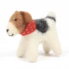 Amica Felt Rufus the Fox Terrier Pocket Pal- Children