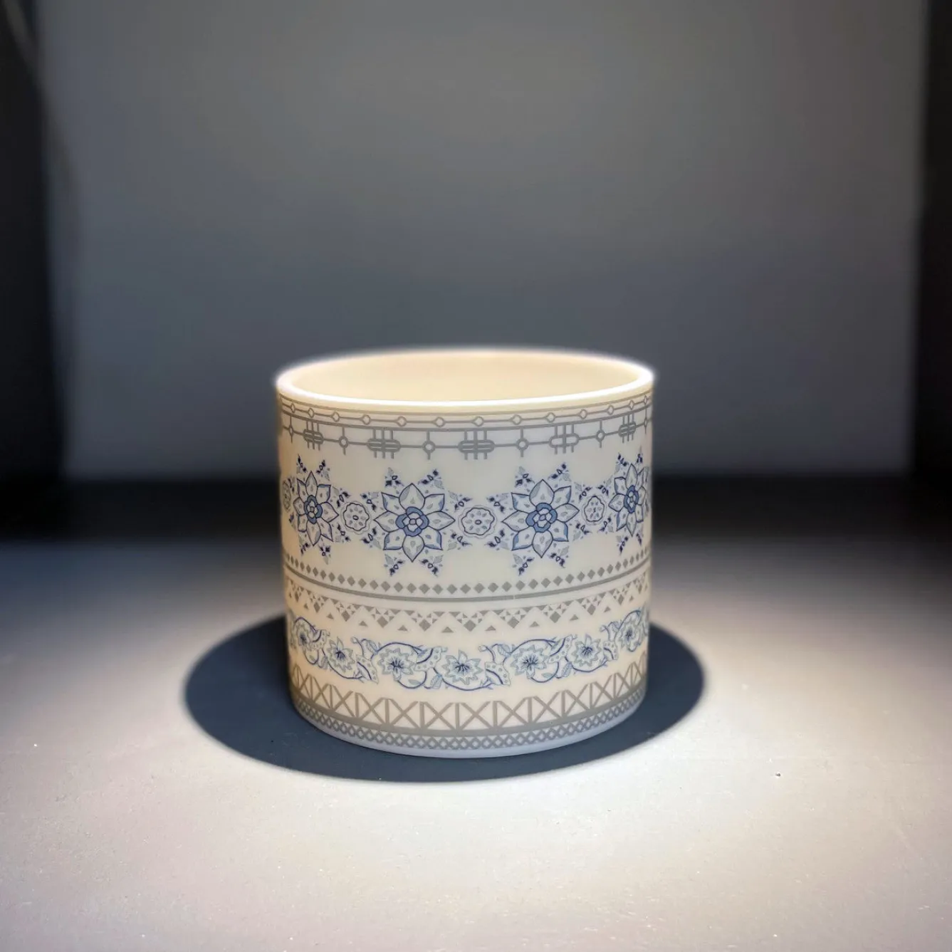 Alex Allday Safflower Ceramic Planter Pot/Tea Light Holder- Tea|Home Fragrance