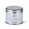 Marmalade of London Sage and Elemi Medium Tin Candle- Home Fragrance
