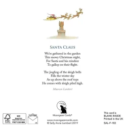 Moongazer Cards Santa Claus Greeting Card- Christmas Cards|Greeting Cards