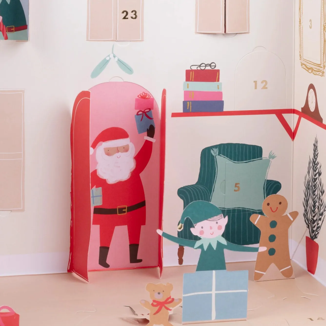Meri Meri Santa's House Pop Up Advent Calendar- Advent