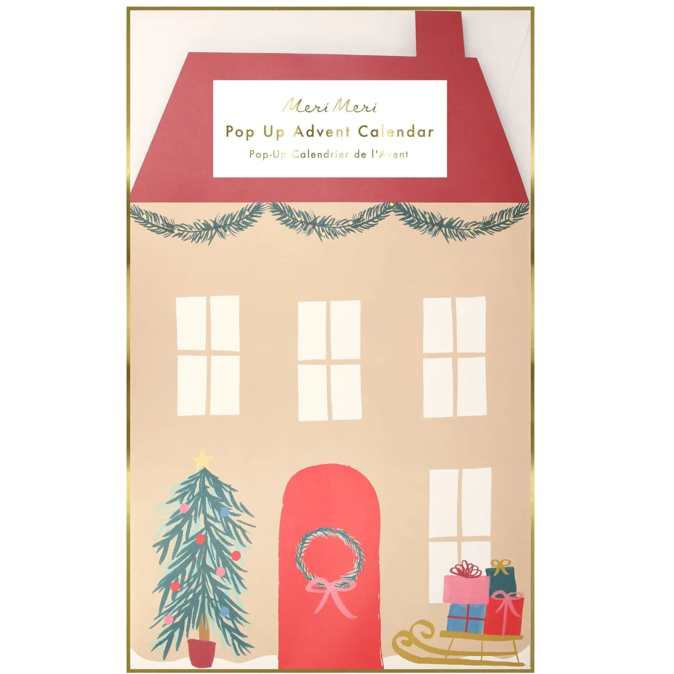 Meri Meri Santa's House Pop Up Advent Calendar- Advent