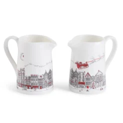 Victoria Eggs Santa's Sleigh Half Pint Jug- Christmas|Jugs