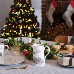 Victoria Eggs Santa's Sleigh Quarter Pint Jug- Christmas|Jugs