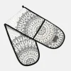Sara Miller London Sara Miller Artisanne Noir Double Oven Glove- Tea|Tea
